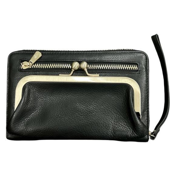 Silpada Zahara Genuine Leather and Animal Hair Wristlet in Black - Picture 2 of 5